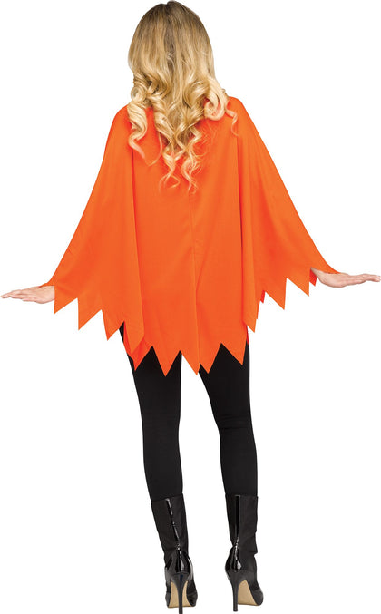 Pumpkin Poncho - Adult