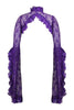 Purple Lace Shrug Bolero Jacket
