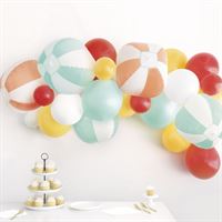 Summer Beachball & Latex Balloon Garland Kit