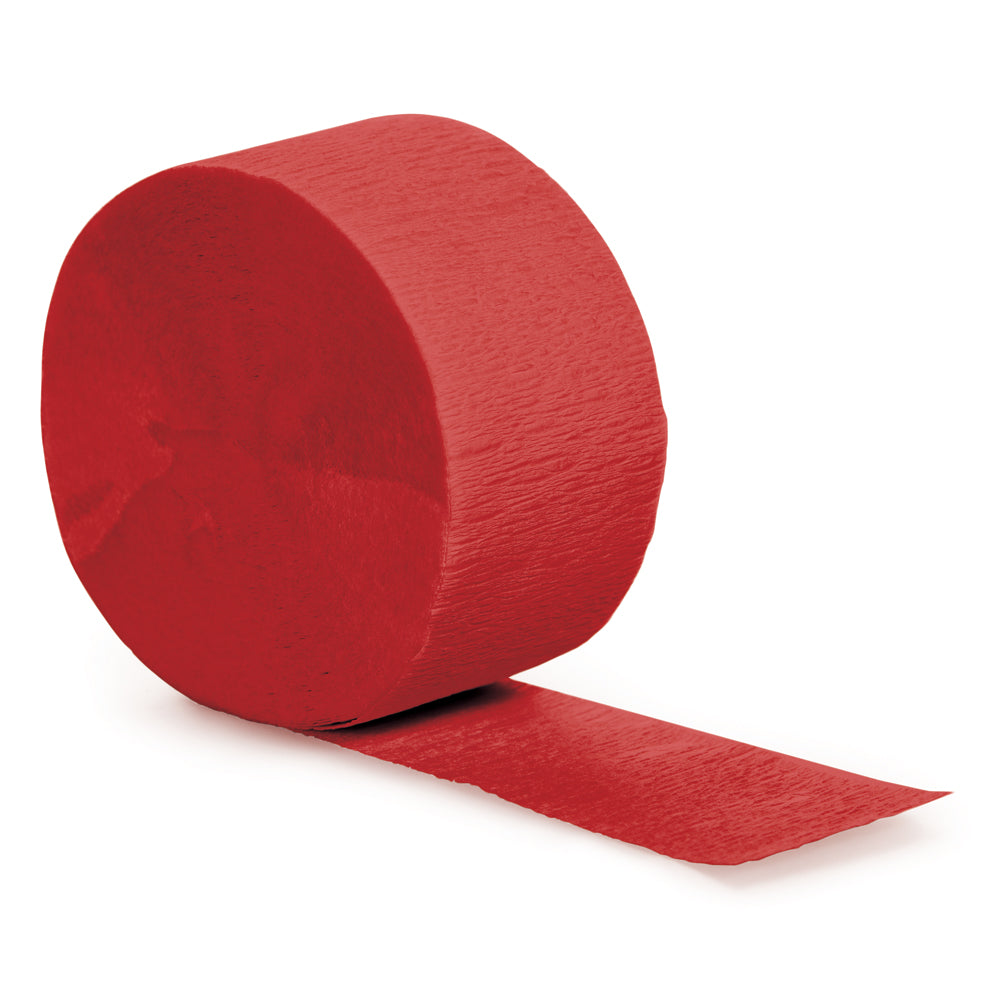 Red Crepe Streamer | 81ft