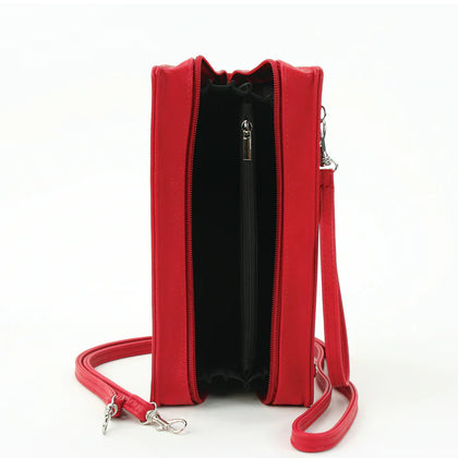 Red Dracula Book Cross Body Bag | Halloween
