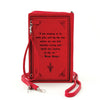 Red Dracula Book Cross Body Bag | Halloween