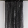 Sequin Backdrop Curtain Black 5'wx10'h