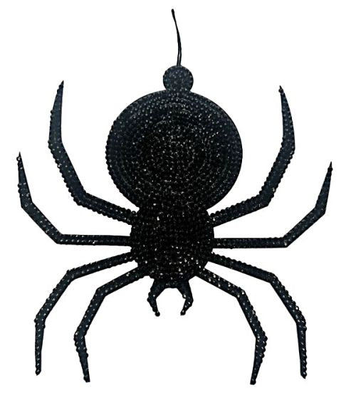 Rhinestone Spider Décor 16"