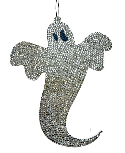 Rhinestone Ghost Décor 16"