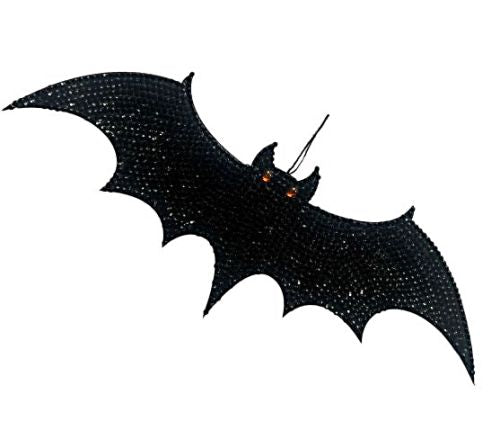 Rhinestone Bat Décor 21"