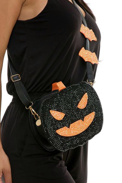 Black Pumpkin Bite Purse