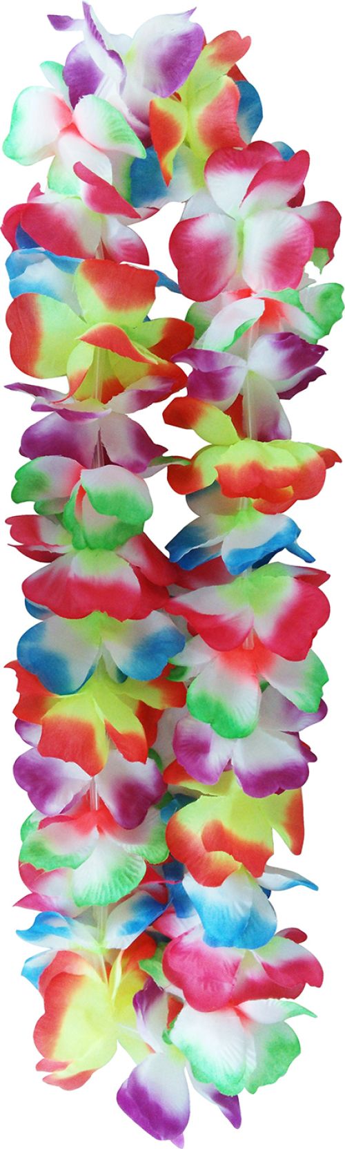 48" Two Tone Lei - Rainbow