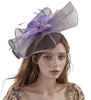 Purple Floral Fascinator