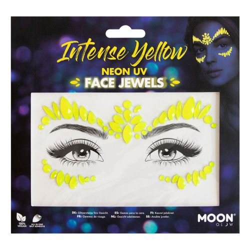 Intense Yellow - Neon UV Face Jewels