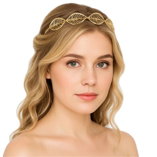 Gold Leaf Roman Goddess Headband
