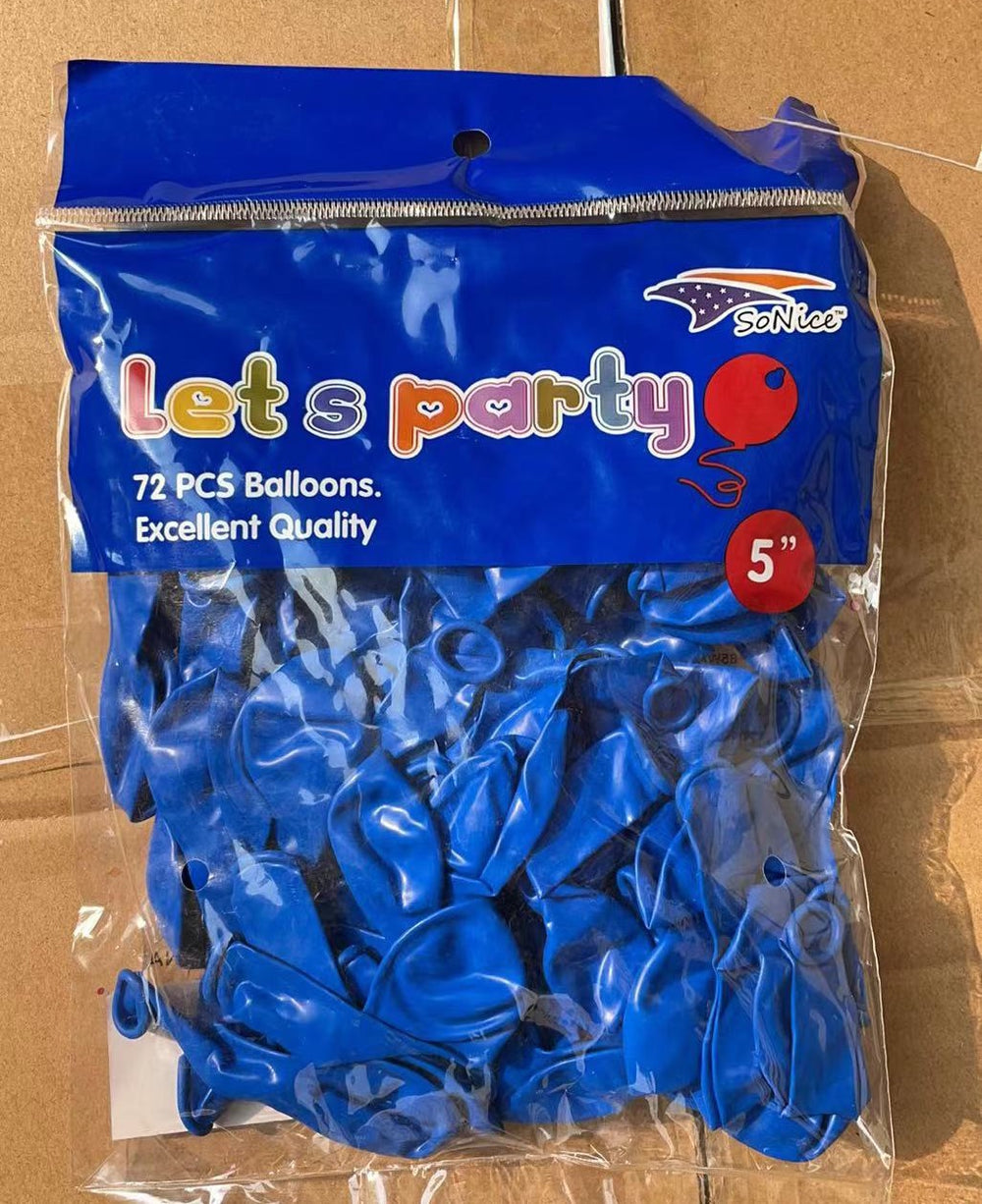 5" Latex Balloons 72pcs/bag | Royal Blue