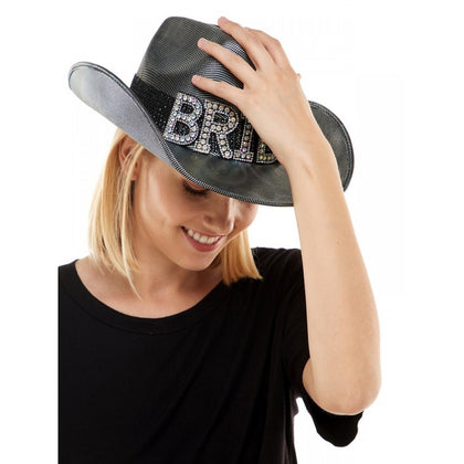 Silver Bride Cowboy Hat | Bachelorette