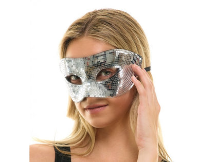 Silver Mirror Mask