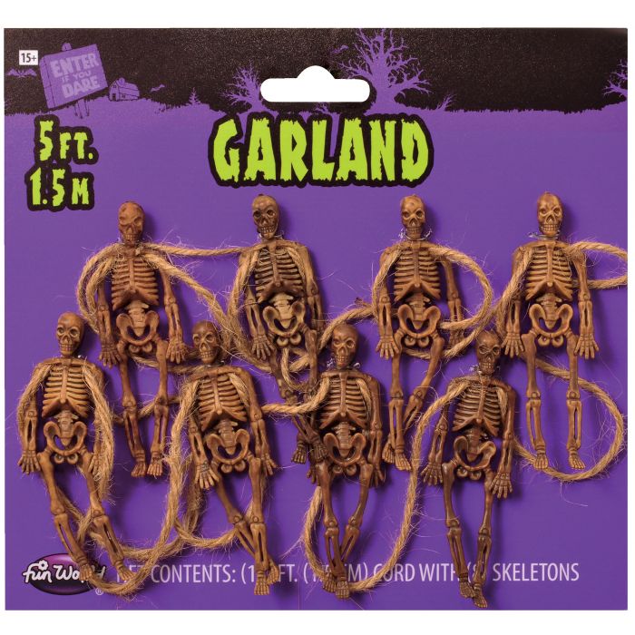 5ft Skeleton Garland