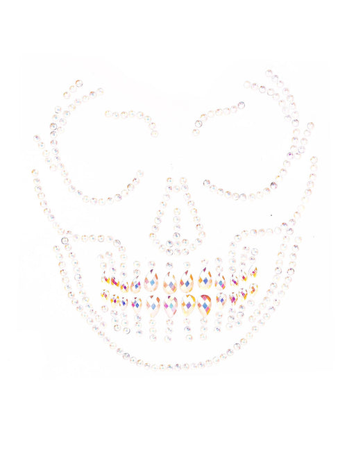 Glow In the Dark Skull Face Jewels