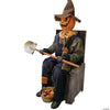 Smiling Jack Greeter with Chair Halloween Decoration