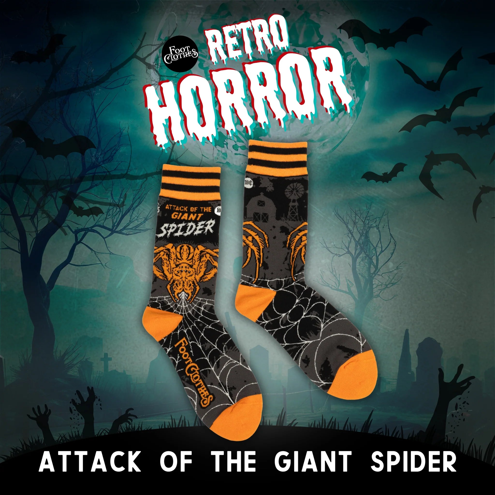 Attack of the Giant Spider Socks | Foot Clothes