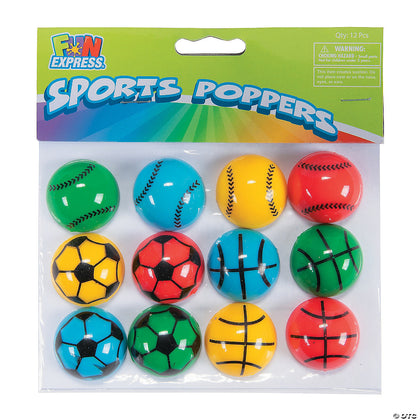 Sports Poppers 12ct