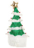 Springy White Christmas Tree Plush Hat