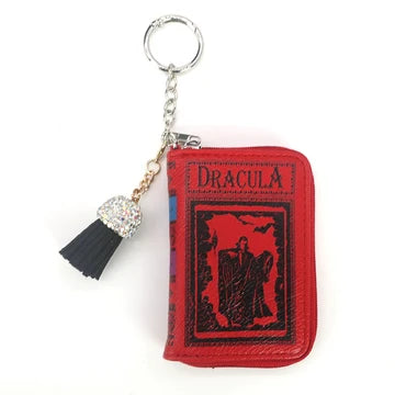 DRACULA BOOK BAG CHARM/COIN PURSE IN VINYL