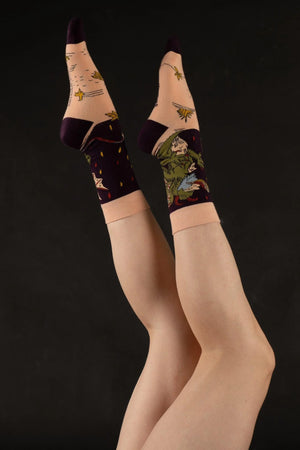 The Devil Vieville Tarot Sock FootClothes x Artisan Tarot