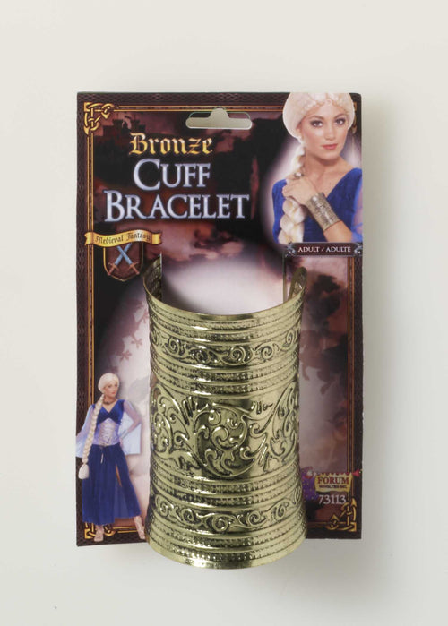 Medieval Fantasy Cuff Bracelet Bronze