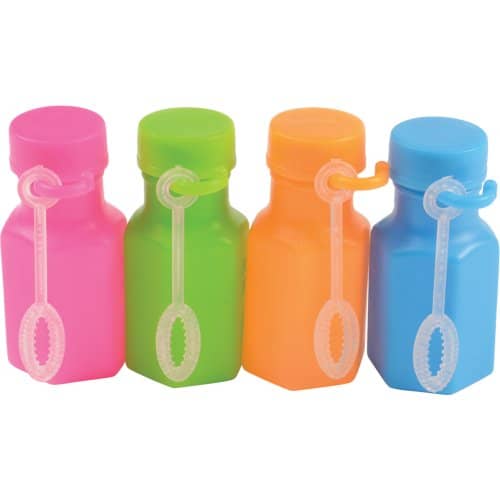Neon Party Favor Bubbles 12ct