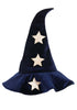 Velvet Stars Costume Witch Hat