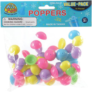Mini Poppers-72 Pcs