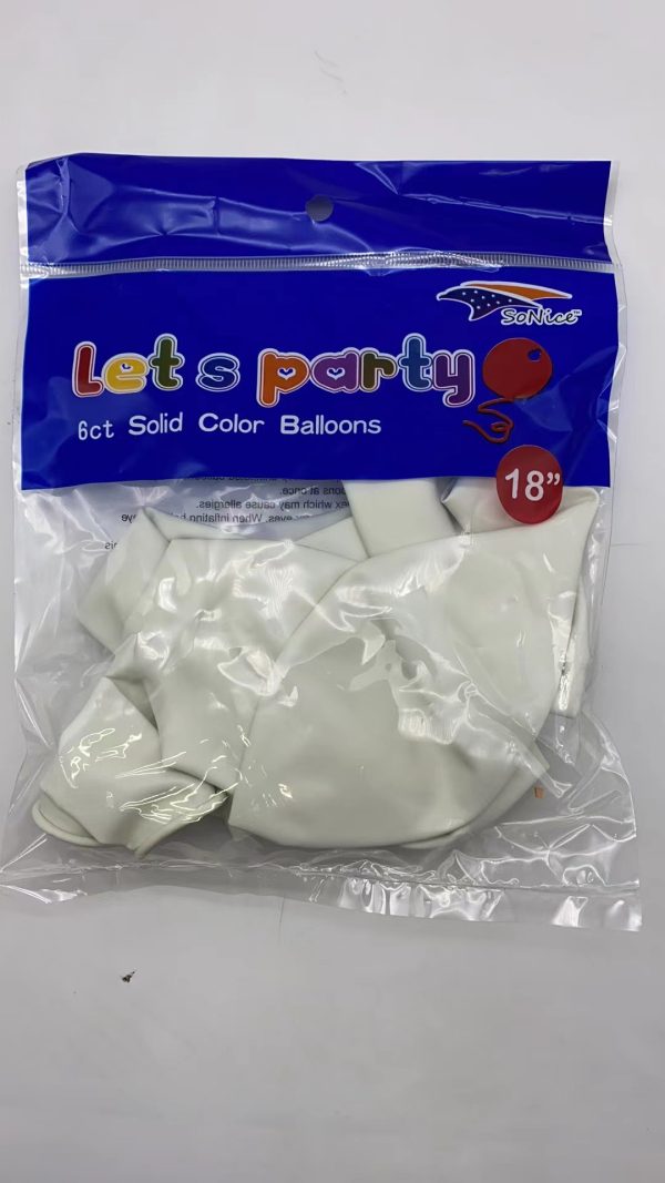 white 18in