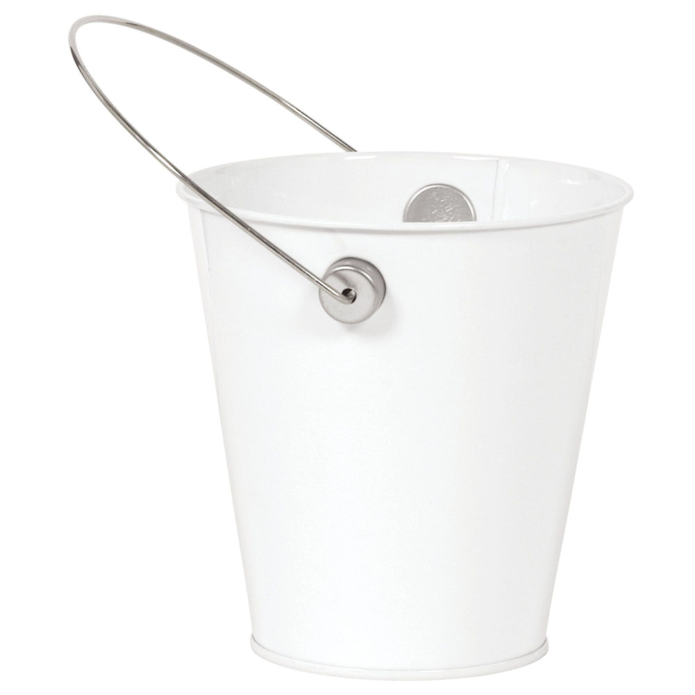 Metal Bucket | White