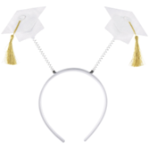 Graduation Head Boppers | White