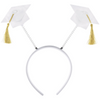 Graduation Head Boppers | White