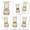Who Has The Ring Bridal Shower Game - Funny Scratch Off Lottery Ticket Cards