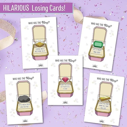 Who Has The Ring Bridal Shower Game - Funny Scratch Off Lottery Ticket Cards