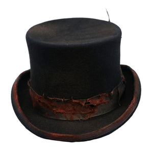 Wool Hat with Feather | Distressed