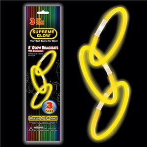 Supreme Glow 8in Glow Bracelets 3ct