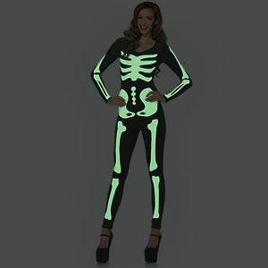 glow in the dark body suit