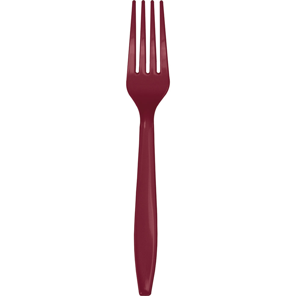 Burgundy Forks 24ct | Solids