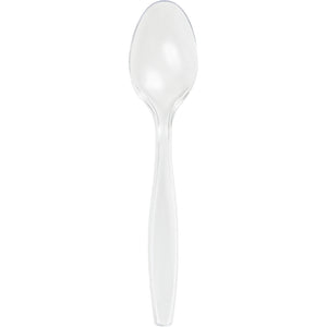 Clear Plastic Spoons 50ct | Catering