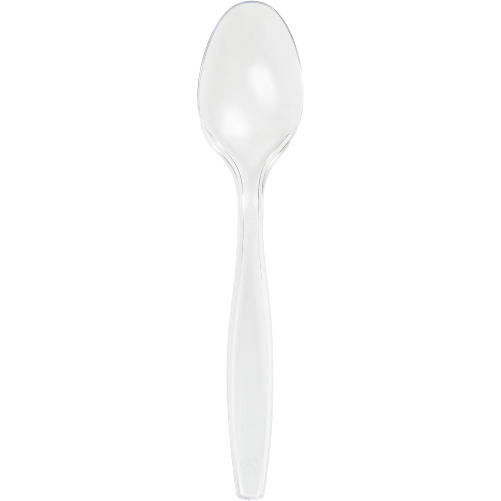 Clear Plastic Spoons 50ct | Catering
