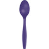 Purple Plastic Spoons 24ct | Solids