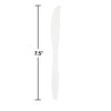 White Plastic Knives 24ct | Solids