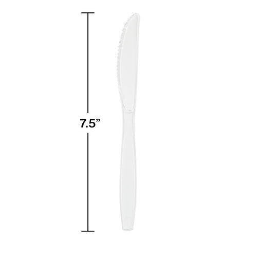 Clear Plastic Knives 50ct | Catering