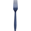 Navy Blue Plastic Forks 24ct | Solids