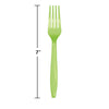 Fresh Lime Plastic Forks 24ct | Solids