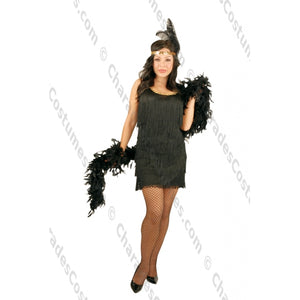 Black Fashion Flapper | Adult