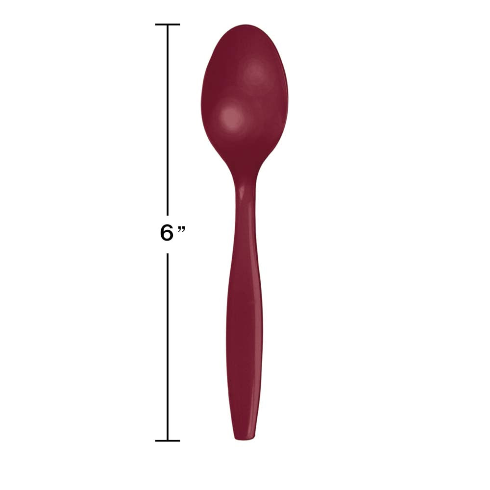 Burgundy Spoons 24ct | Solids