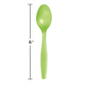 Fresh Lime Plastic Spoons 24ct | Solids